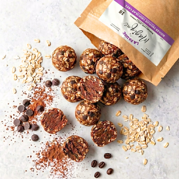 Boules énergie chocolat café