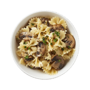 Farfalles aux champignons (8 portions)