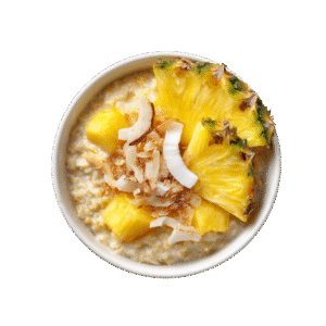 Gruau ananas et noix de coco (4 portions)