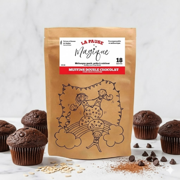 Muffins double chocolat